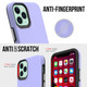 iPhone 12 Pro Max/12 Pro/12 mini Case, Shockproof Protective Cover Purple