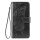 For iPhone 12, 12 mini, 12 Pro, 12 Pro Max Case, Butterfly PU Leather Wallet Cover, Lanyard & Stand, Black | iCoverLover Australia