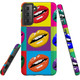 For Samsung Galaxy S22 Ultra/S22+ Plus/S22,S21 Ultra/S21+/S21 FE/S21 Case, Protective Cover, Pop Art Lips | iCoverLover.com.au | Phone Cases