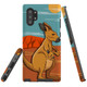 Protective Samsung Galaxy Note Series Case, Tough Back Cover, Lovely Kangaroos | iCoverLover Australia