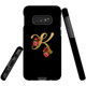 For Samsung Galaxy S10e Case, Tough Protective Back Cover, Embellished Letter K | Protective Cases | iCoverLover.com.au