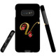 For Samsung Galaxy S10e Case, Tough Protective Back Cover, Embellished Letter V | Protective Cases | iCoverLover.com.au