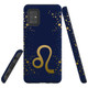 For Samsung Galaxy A51 5G/4G, A71 5G/4G, A90 5G Case, Tough Protective Back Cover, Leo Sign | Protective Cases | iCoverLover.com.au