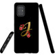 For Samsung Galaxy A71 4G Case, Tough Protective Back Cover, Embellished Letter J | Protective Cases | iCoverLover.com.au