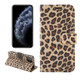 For iPhone  13, 13 Pro, 13 mini Case, Leopard Print Wallet Cover, Yellow | PU Leather Cases | iCoverLover.com.au