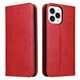 iPhone 13 Pro Max, 13, 13 Pro, 13 mini Case, PU Leather Protective Wallet Cover in Red | iCoverLover Australia