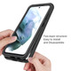 For Samsung Galaxy S21 FE Case, Solid Protective Armour Cover, Clear Back | iCoverLover Australia