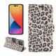 For iPhone 14 Pro Max/14 Pro/14 Plus/14 Case, Leopard Print PU Leather Cover, Brown | Wallet Cases | iCoverLover.com.au