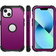 For iPhone 14 Pro Max/14 Pro/14 Plus/14 Case, Protective Triple-layer Armour Cover, Dark Purple | Shielding Cases | iCoverLover.com.au