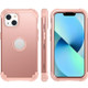 For iPhone 14 Pro Max/14 Pro/14 Plus/14 Case, Protective Triple-layer Armour Cover, Rose Gold | Shielding Cases | iCoverLover.com.au