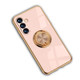 For Samsung Galaxy S23 Ultra, S23+ Plus, S23 Case, Flexible Electroplated Cover, Ring Holder, Pink | iCoverLover Australia