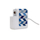 Wall Charger Wrap in 2 Sizes, Paper Leather, Chevron ZigZag | AddOns | iCoverLover.com.au