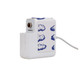 Wall Charger Wrap in 2 Sizes, Paper Leather, Blue Clouds | AddOns | iCoverLover.com.au