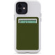 1 or 2 Card Slot Wallet Adhesive AddOn, Paper Leather, Army Green | AddOns | iCoverLover.com.au
