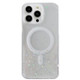 For iPhone 15 Series Case, Compatible with MagSafe, Hybrid TPU Sparkling Glitter Cover, White | iCoverLover Australia