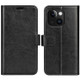 For iPhone 15 Pro Max, 15 Pro, 15 Plus & 15 Case, Premium PU Leather Folio Wallet Cover, Black | iCoverLover Australia