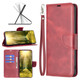 For Google Pixel 8 Pro 5G or Pixel 8 5G Case, Lambskin Texture PU Leather Folio Wallet Cover, Red | iCoverLover Australia