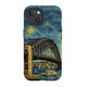 Painting Of The Harbour Bri Case - iPhone 15 Pro Max, 15 Plus, 15 Pro, 15 Compatible with MagSafe