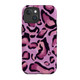 Magenta Leopard Pattern Case - iPhone 15 Pro Max, 15 Plus, 15 Pro, 15 Compatible with MagSafe