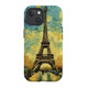 Eiffel Tower Painting Case - iPhone 15 Pro Max, 15 Plus, 15 Pro, 15 Compatible with MagSafe