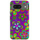 For Google Pixel 8, 8 Pro Tough Protective Cover, Purple Floral Design | iCoverLover Australia