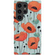 Poppy Field Tough Case for Galaxy S24 Ultra, S24+ Plus, S24 | Floral Fortitude