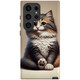 Playful Cat Protective Case for Galaxy S24 Ultra, S24+ Plus, S24 | Purr-fect Armor