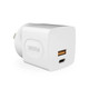 EFM Wall Charger, 30W Dual Port Wall Charger, White | iCoverLover