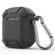 For AirPods 1st Gen Case, Armor Silicone Protective Cover, Carabiner, Black | iCoverLover Australia