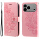For iPhone 17 Pro Max, 17 Pro, 17 Air or 17 Wallet Case - Protective Embossed Floral PU Leather Cover, Rose Gold | iCoverLover.com.au For iPhone 17 Pro Max, 17 Pro, 17 Air or 17 Wallet Case - Protective Embossed Floral PU Leather Cover, Rose Gold | iCoverLover.com.au
