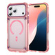 For iPhone 17 Pro Max, 17 Pro, 17 Air or 17 MagSafe Compatible Case - Protective, Shockproof Cover & Camera Lens Protection, Clear Pink | iCoverLover.com.au