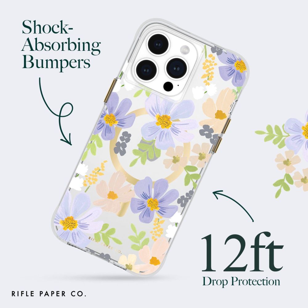 【色: Pastel Marguerite】【Rifle Paper Co.】 Amazon.com: Rifle Paper Co. IPhone 15 Pro Max Case