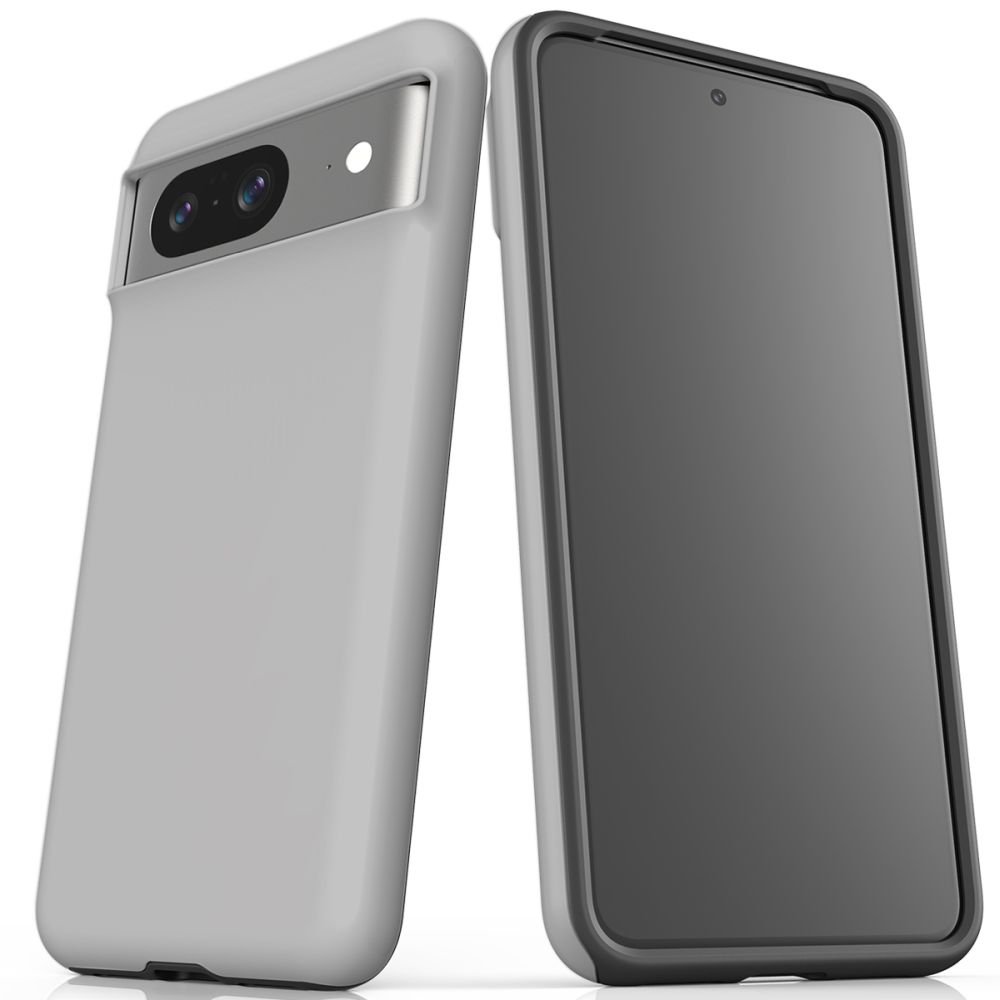 For Google Pixel 8, 8 Pro Tough Protective Cover, Grey