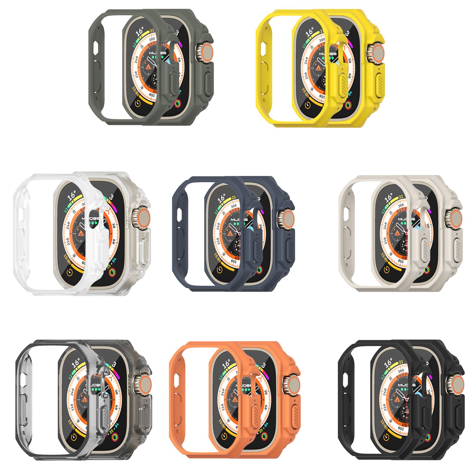 Ultra Round Apple Watch Case Yrzper Compatible With Apple Watch