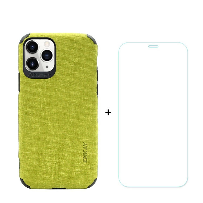 iPhone 11, 11 Pro & 11 Pro Max Case Denim Texture Green Cover