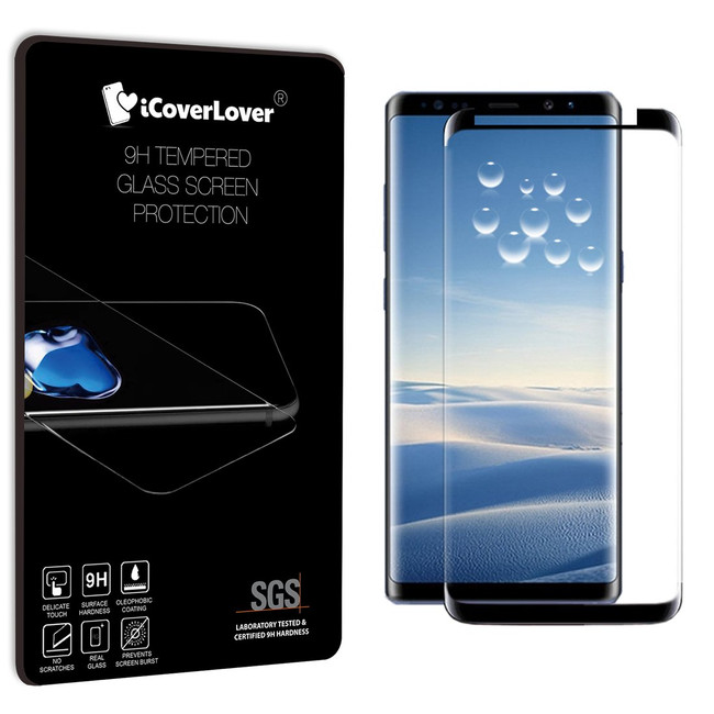 Samsung Galaxy Note 9 Black Screen Protector Full 3D Edge to Edge