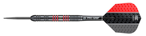 Target Vapor 8 Black - Red - Steel Tip Darts - 23g