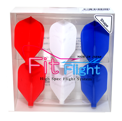 Fit Flight - Shape - Red, White, Blue - 6 pack