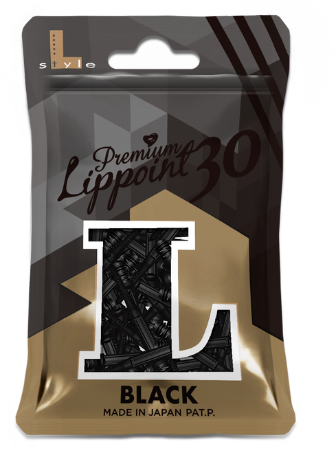 Lippoint Premium 30 - Soft Tip Points - Black - 30 count