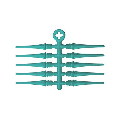 Cosmo Fit Point Plus 2.0 - Turquoise - Medium (25mm) - 60 count