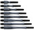 Fit Shaft CARBON Hybrid - Spinning - Pearl Black - #2 (18mm)