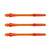 Fit Shaft GEAR Slim - Locked - Clear Orange - #6 (35mm)