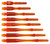 Fit Shaft GEAR Hybrid - Spinning - Clear Orange - #4 (28.5mm)