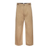 Belted-Back Chino Jeans