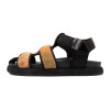 Goat Burlap Velcro Sandal