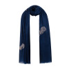 Embroidered Cashmere Scarf