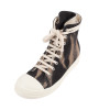 Animal Print Hi-Top Sneakers