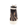 Animal Print Hi-Top Sneakers