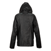 Wire Hood Lambskin Jacket
