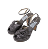Grey Platform Heels